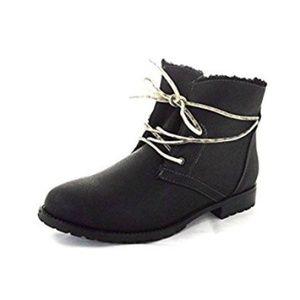 *SALE* Sporto Jillian Lace-Up Booties Black